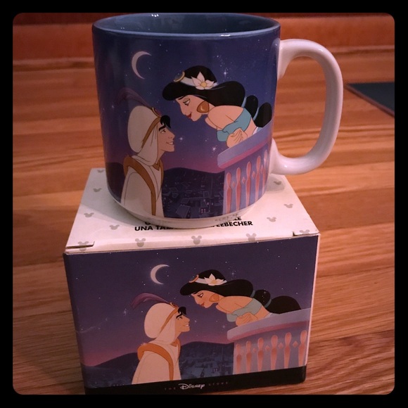 Disney | Dining | Aladdin And Jasmine Vintage Disney Collectors Mug |  Poshmark